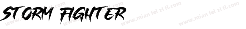 storm fighter字体转换